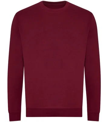 Just Hoods AWDis Unisex Organic Sweatshirt in BUR