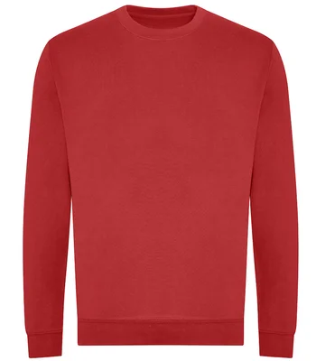 Just Hoods AWDis Unisex Organic Sweatshirt in FIR