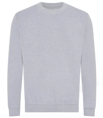 Just Hoods AWDis Unisex Organic Sweatshirt in HEA