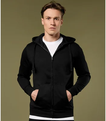 Kustom Kit Kustom Kit Klassic Zip Hooded Sweatshirt in BLK