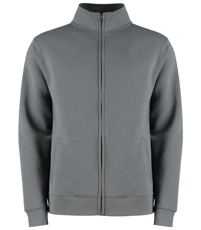 Kustom Kit Kustom Kit Sweat Jacket in DGY