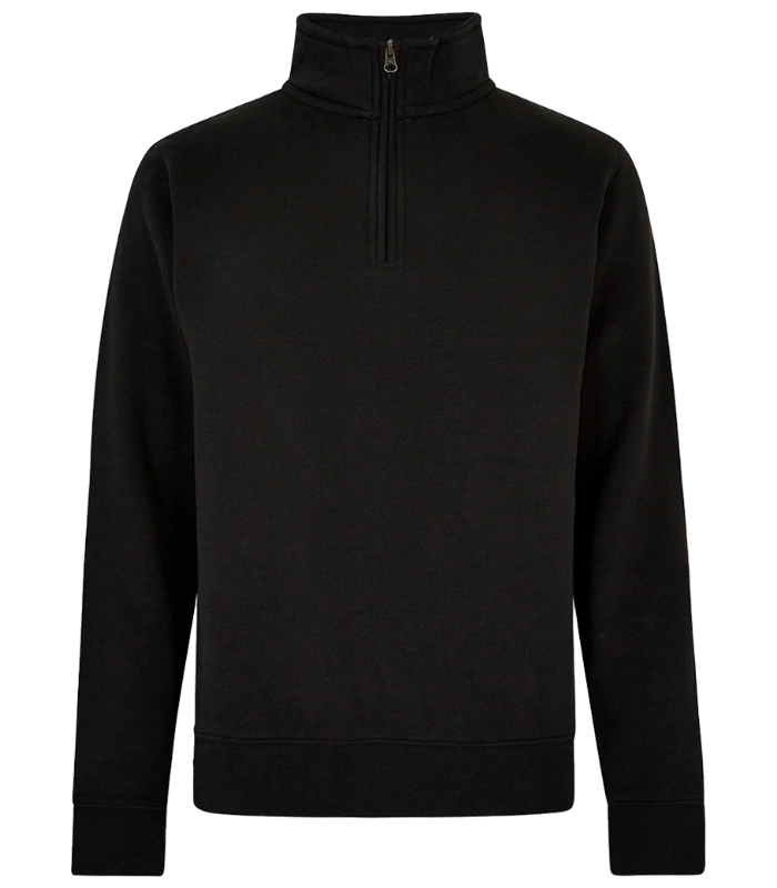Kustom Kit Kustom Kit 1/4 Zip Sweatshirt in BLK