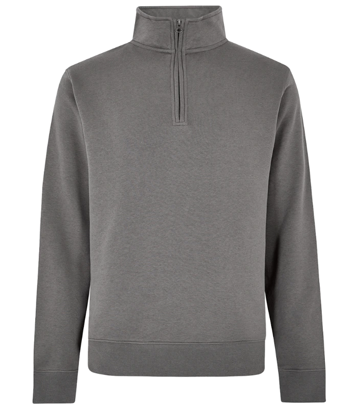 Kustom Kit Kustom Kit 1/4 Zip Sweatshirt in DGY