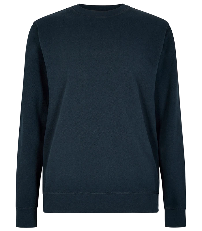 Kustom Kit Kustom Kit Regular Fit Piqué Sweatshirt in NAV
