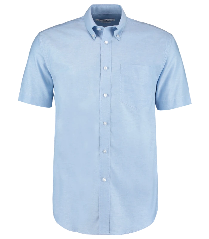 Kustom Kit Kustom Kit Short Sleeve Classic Fit Workwear Oxford Shirt in LBL