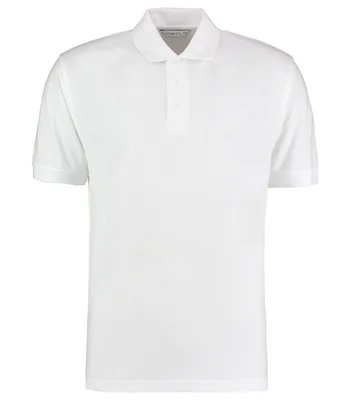 Kustom Kit Kustom Kit Klassic Poly/Cotton Piqué Polo Shirt in WHI