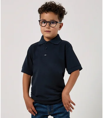 Kustom Kit Kustom Kit Kids Klassic Poly/Cotton Piqué Polo Shirt in NAV