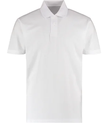 Kustom Kit Kustom Kit Regular Fit Workforce Piqué Polo Shirt in WHI