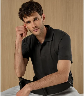 Kustom Kit Kustom Kit Regular Fit Recycled Superwash® 60° Polo Shirt in WHI