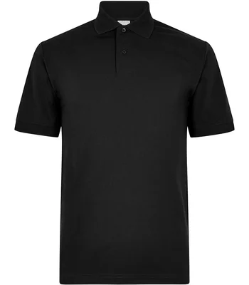 Kustom Kit Kustom Kit Regular Fit Recycled Superwash® 60° Polo Shirt in BLK