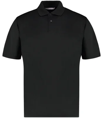 Kustom Kit Kustom Kit Regular Fit Cooltex® Plus Superwash® 60°C Piqué Polo Shirt in BLK