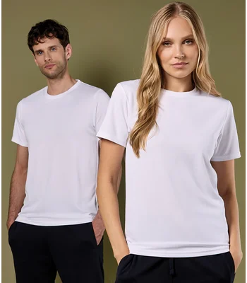 Kustom Kit Kustom Kit Regular Fit Cooltex® Plus Wicking T-Shirt in WHI