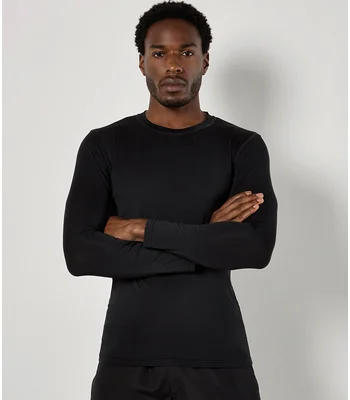 Kustom Kit Kustom Kit Warmtex® Long Sleeve Base Layer in BLK