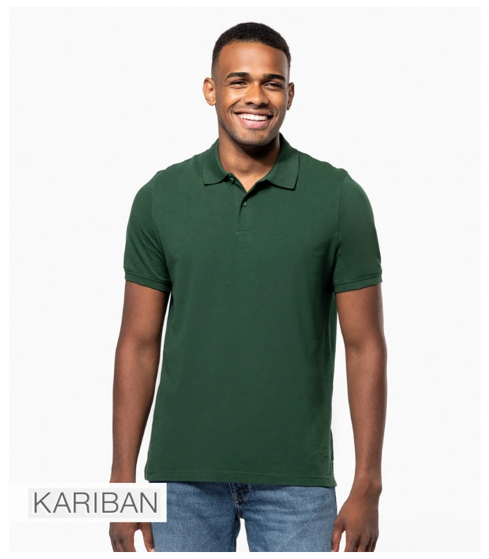 Kariban Kariban Organic 180 Piqué Polo Shirt in BLK