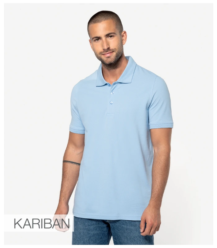 Kariban Kariban Short Sleeve Piqué Polo Shirt in BLK