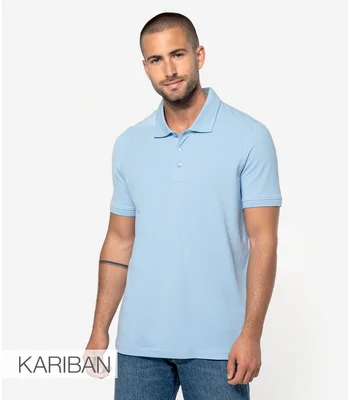 Kariban Kariban Short Sleeve Piqué Polo Shirt in SKY