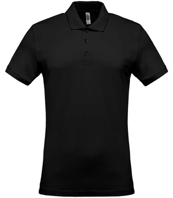 Kariban Kariban Short Sleeve Piqué Polo Shirt in BLK