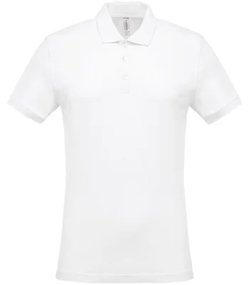 Kariban Kariban Short Sleeve Piqué Polo Shirt in WHI