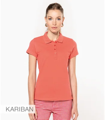 Kariban Kariban Ladies Short Sleeve Piqué Polo Shirt in TCR