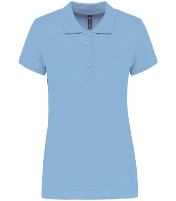 Kariban Kariban Ladies Short Sleeve Piqué Polo Shirt in SKY