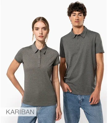 Kariban Kariban Jersey Polo Shirt in HEA