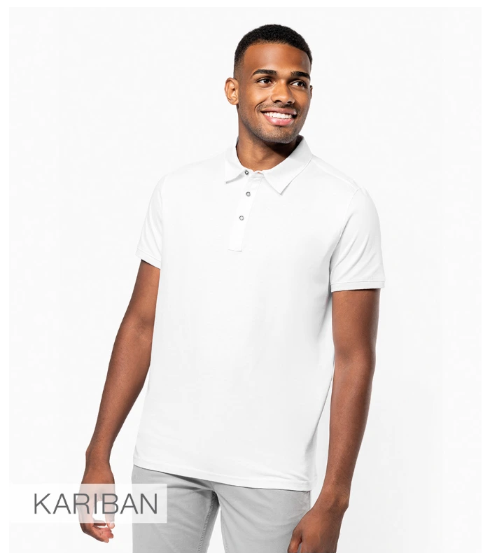 Kariban Kariban Jersey Polo Shirt in BLK