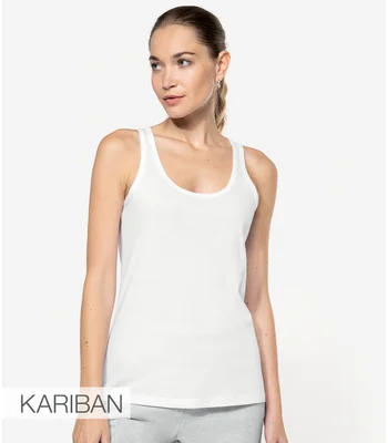 Kariban Kariban Ladies Eco-Friendly Tank Top in WHI