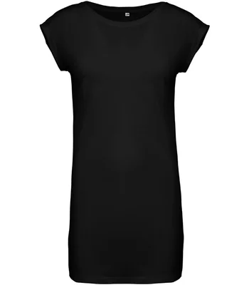 Kariban Kariban Ladies T-Shirt Dress in BLK