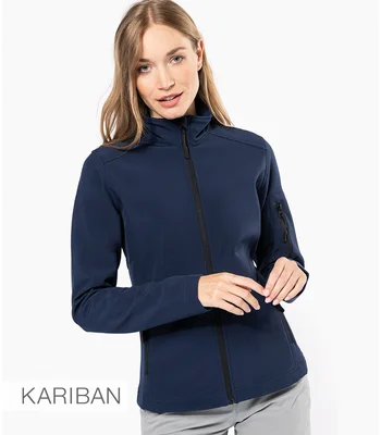 Kariban Kariban Ladies Soft Shell Jacket in NAV