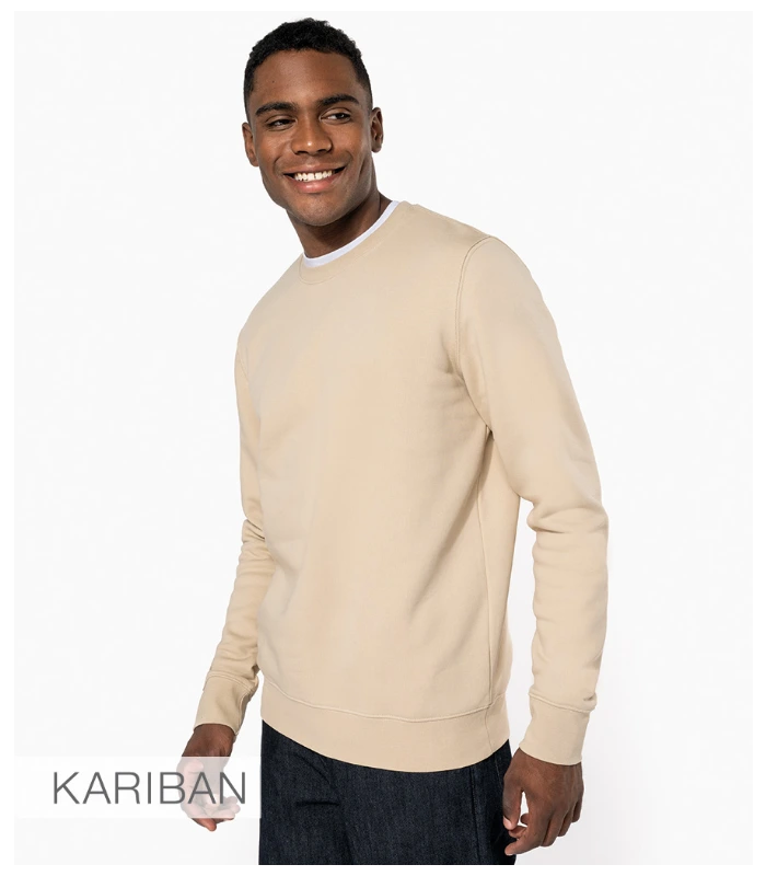 Kariban Kariban Unisex Eco Friendly Crew Neck Sweatshirt in BLK