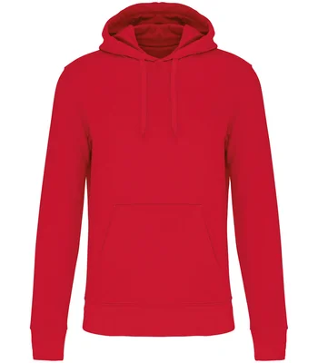 Kariban Kariban Eco Friendly Hooded Sweatshirt in RED