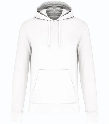 Kariban Kariban Eco Friendly Hooded Sweatshirt in WHI