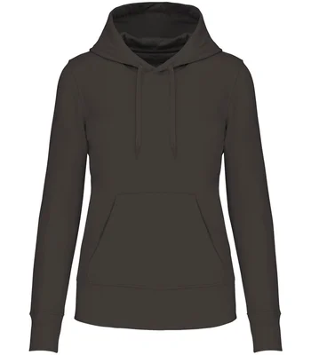 Kariban Kariban Ladies Eco Friendly Hooded Sweatshirt in DGY