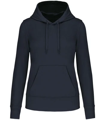 Kariban Kariban Ladies Eco Friendly Hooded Sweatshirt in NAV