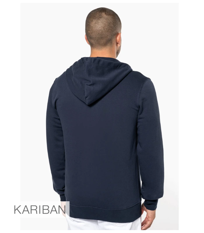 Kariban Kariban Eco Friendly Full Zip Hoodie in BLK