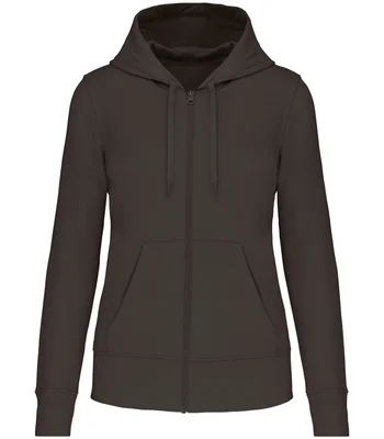 Kariban Kariban Ladies Eco Friendly Full Zip Hoodie in DGY