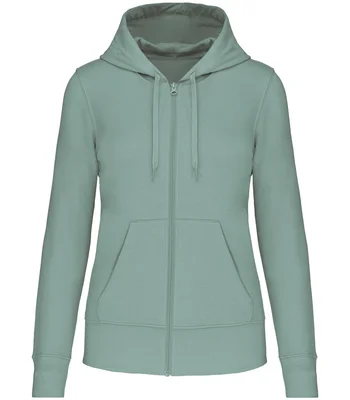 Kariban Kariban Ladies Eco Friendly Full Zip Hoodie in SAG