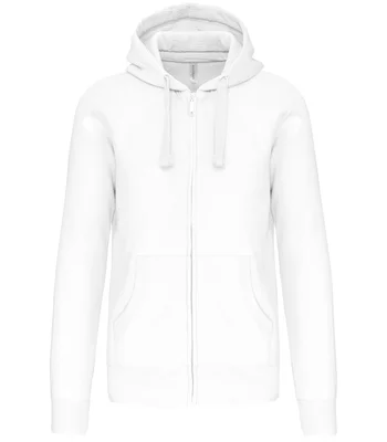 Kariban Kariban Full Zip Hooded Sweatshirt in WHI