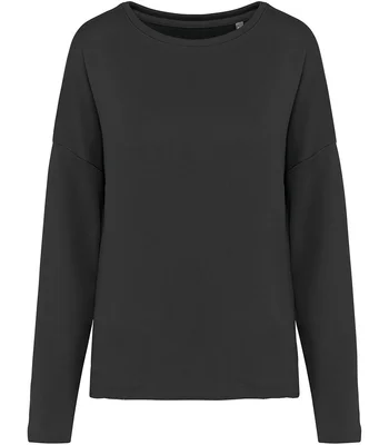 Kariban Kariban Ladies Oversized Sweatshirt in BLK