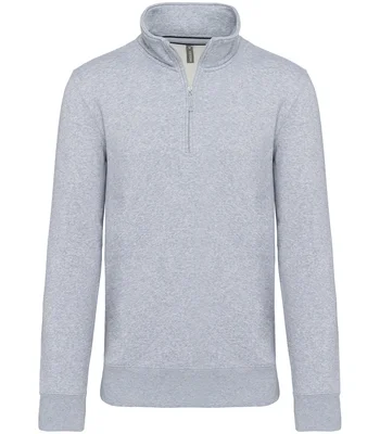 Kariban Kariban Zip Neck Sweatshirt in OXF
