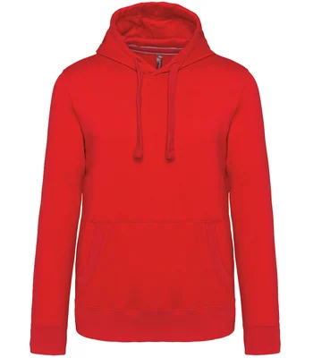 Kariban Kariban Hooded Sweatshirt in RED