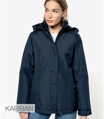 Kariban Kariban Ladies Parka Jacket in NAV
