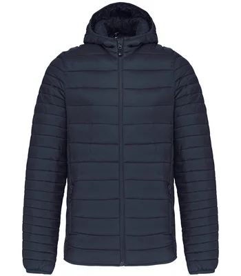 Kariban Kariban Lightweight Hooded Padded Jacket in NAV