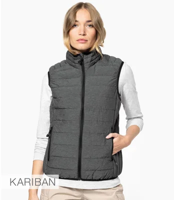 Kariban Kariban Ladies Lightweight Padded Bodywarmer in MDK