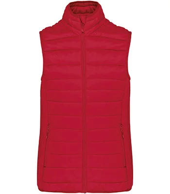 Kariban Kariban Ladies Lightweight Padded Bodywarmer in RED