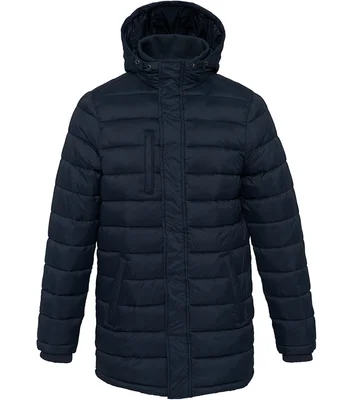 Kariban Kariban Lightweight Long Padded Parka Jacket in NAV