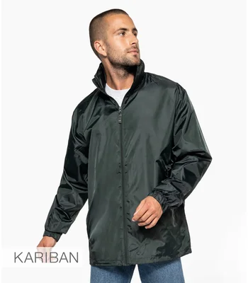 Kariban Kariban Windbreaker Jacket in BLK