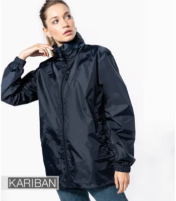 Kariban Kariban Windbreaker Jacket in NAV