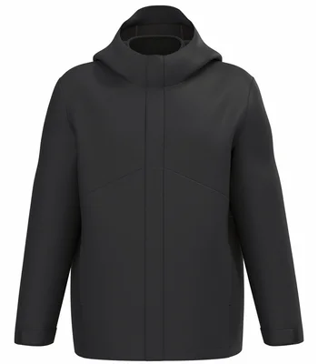 Kariban Kariban Unisex 3-in-1 Two Tone Hooded Parka Jacket in Black