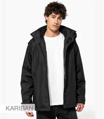 Kariban Kariban 3-in-1 Jacket in BLK